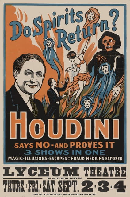 Anonymous - Do spirits return? Houdini says no – and proves it
