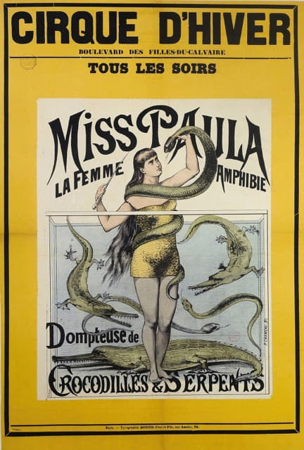 P Chameau - Miss Paula La Femme Amphibie