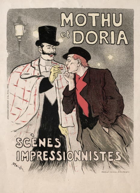 Théophile Alexandre Steinlen - Mothu Et Doria – Scènes Impressionistes