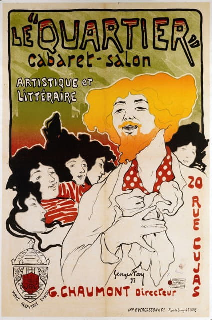 Georges Fay - Le ‘ Quartier’ Cabaret-Salon Artistique Et Litteraire