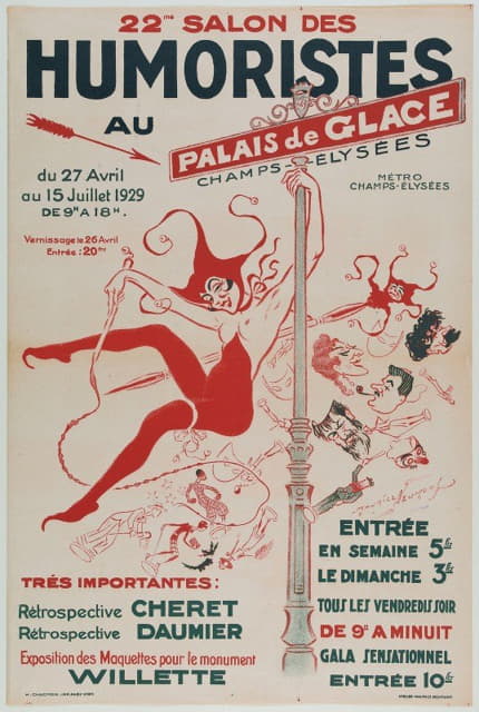 Maurice Louis Henri Neumont - 22me Salon Des Humoristes  Au Palais De Glace