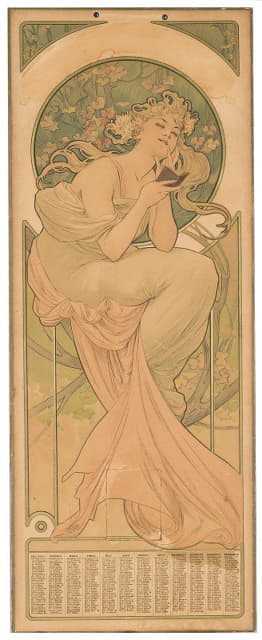 Alphonse Mucha - 1902 calendar