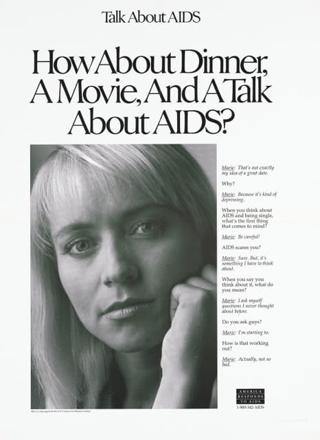 Anonymous - How about dinner, a movie, and a talk about AIDS