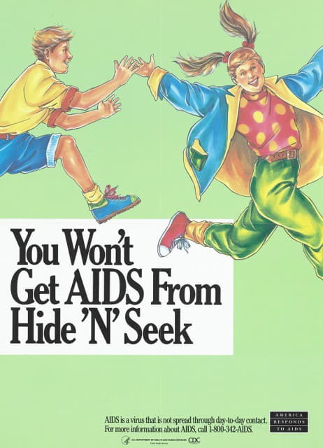 你不会从捉迷藏中得到艾滋病