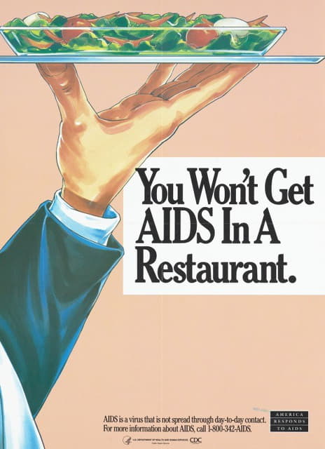 在餐馆里你不会得艾滋病的