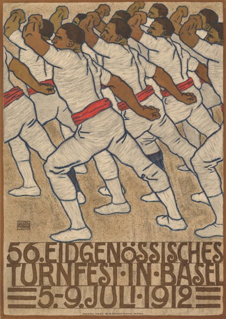 Eduard Renggli - 56. Eidgenössisches Turnfest in Basel, 5.–9. Juli 1912