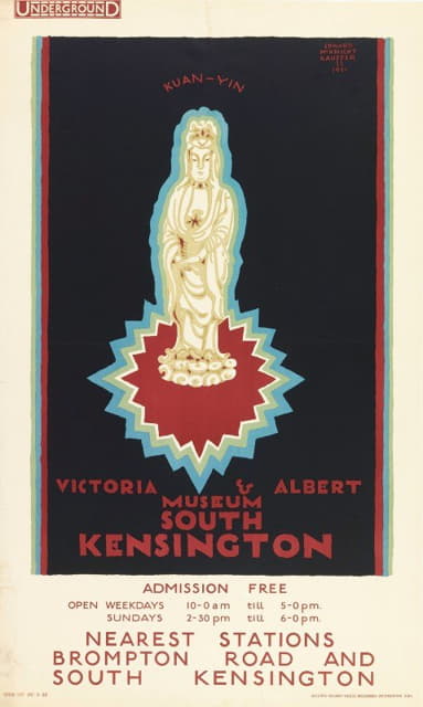 Edward McKnight Kauffer - Victoria and Albert Musuem, for London Underground