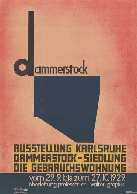 Kurt Schwitters - Dammerstock, Ausstellung Karlsruhe, Dammerstock-Siedlung, Die Gebrauchswohnung