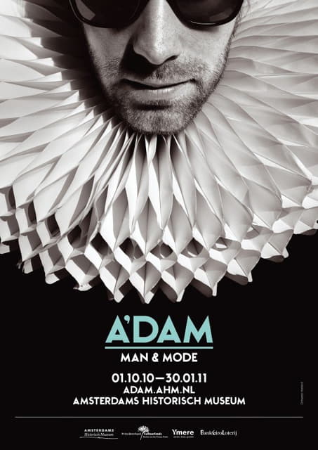 A'DAM，Man and Mode展览海报