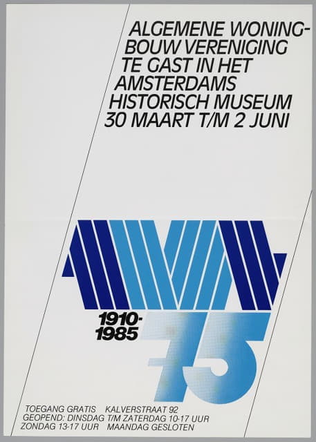 Ontwerpburo Idé B.V. - Algemene Woningbouw Vereniging te gast in het Amsterdams Historisch Museum