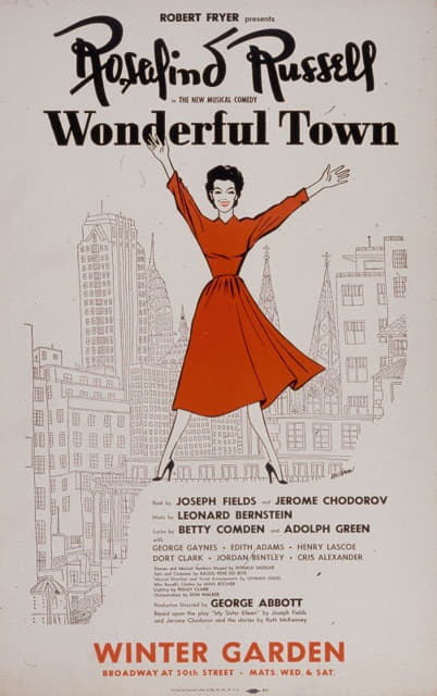罗莎琳德·拉塞尔在新音乐喜剧《美妙小镇》中的角色