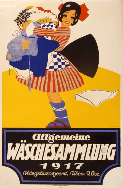 Franz Griessler - Allgemeine Wäschesammlung 1917
