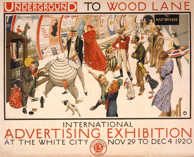 1920年11月29日至12月4日在白城举行的地下至木巷国际广告展
