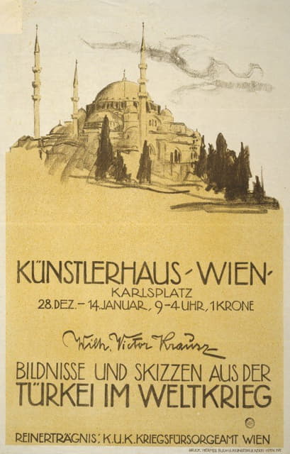 Wilhelm Victor Krausz - Bildnisse und Skizzen aus der Türkei im Weltkrieg