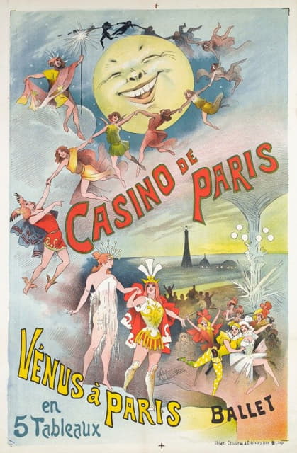 Alfred Choubrac - Casino De Paris, Venus À Paris Ballet