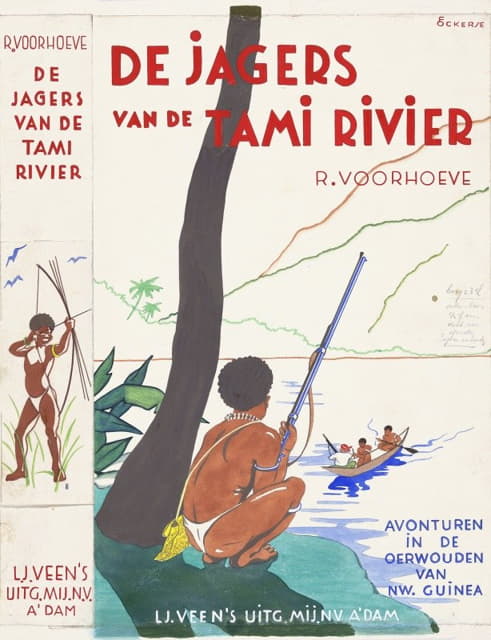 轮胎设计；鲁道夫·沃霍夫，塔米里维埃的猎人；1936年《新几内亚丛林历险记》