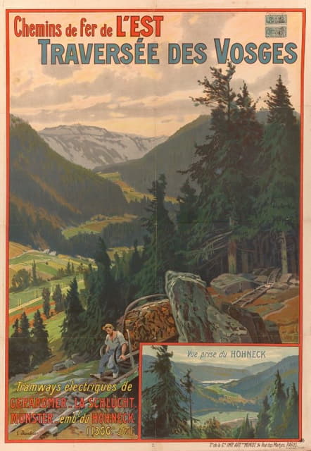 Georges Daubner - Chemins de fer de l’Est. Traversée des Vosges 