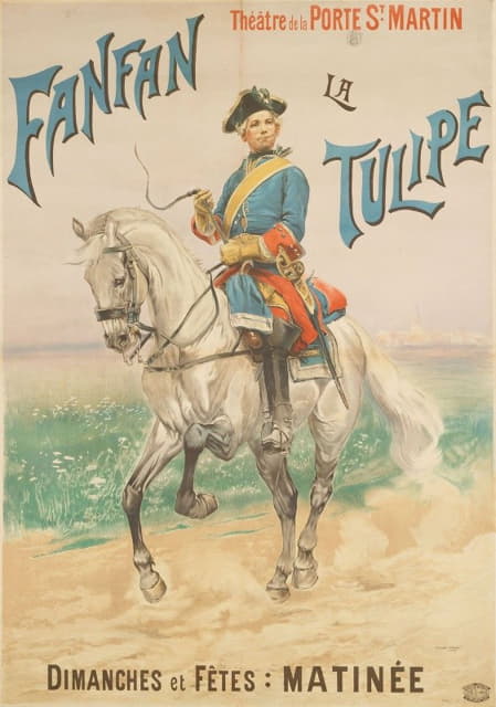 Jean-Baptiste Édouard Detaille - Théâtre De La Porte St. Martin Fanfan La Tulipe