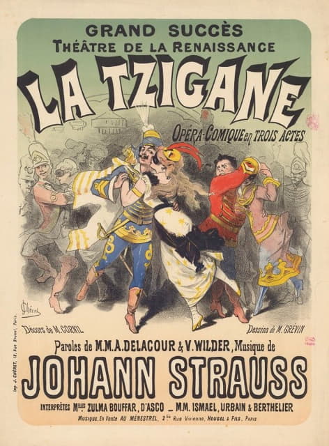 Jules Chéret - La Tzigane