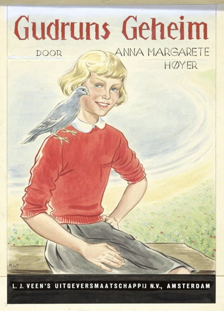 装订设计；安娜-玛格丽特-霍耶，古德伦的秘密，1953年