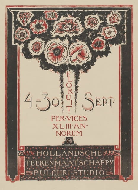 Richard Nicolaüs Roland Holst - Hollandsche Teekenmaatschappij Pulchri Studio 4-30 Sept.