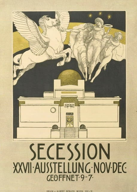 Rudolf Jettmar - Secession – XXVII Ausstellung-Nov-Dec.
