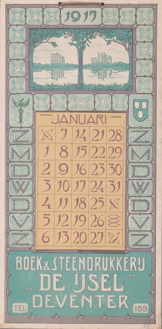 Simon Moulijn - Kalender 1917