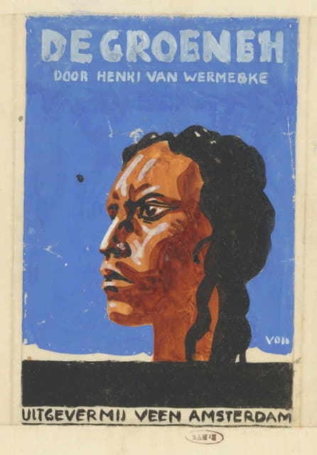 Anonymous - Bandontwerp voor; Henri van Wermeskerken, De groene hel. Het blanke mysterie van de Matto Grosso, 1933