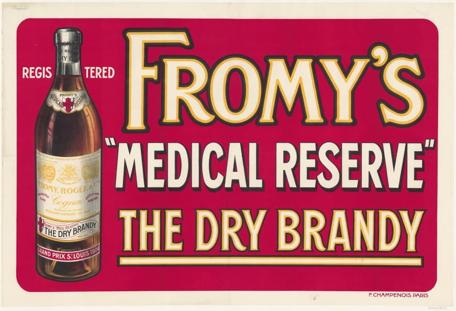Anonymous - Fromy’s ‘Medical Reserve’ The dry Brandy