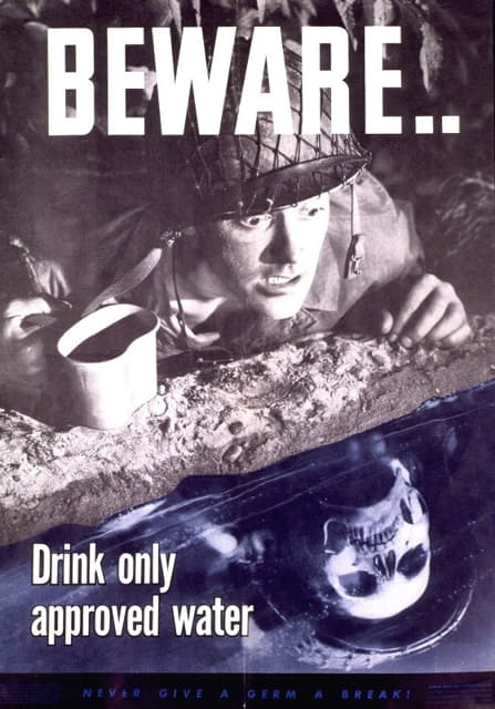 Anonymous - Beware, drink only approved water