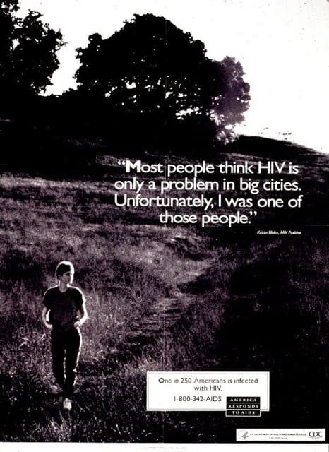 “大多数人认为艾滋病毒只是大城市的一个问题；不幸的是，我就是其中之一”