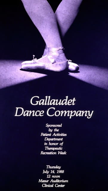 National Institutes of Health - Gallaudet Dance Company