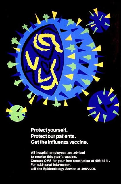 National Institutes of Health - Protect yourself; protect our patients; get the influenza vaccine