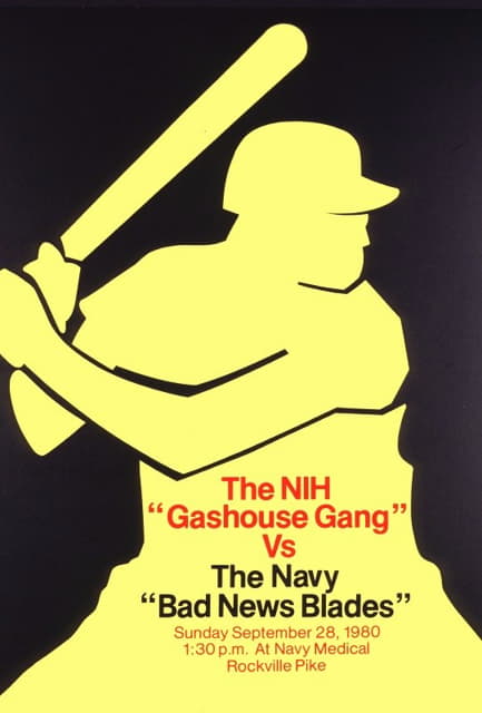National Institutes of Health - The NIH Gashouse Gang vs the Navy Bad News Blades