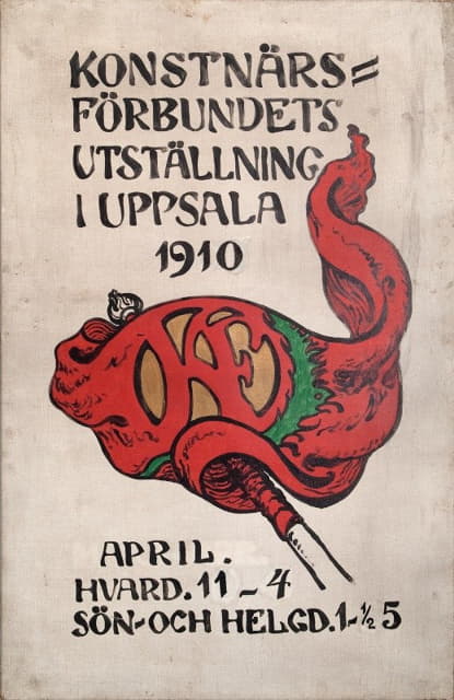 乌普萨拉艺术家协会展览海报