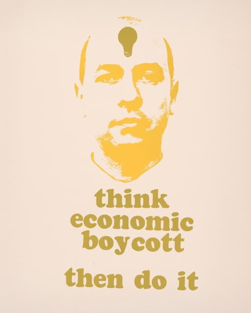 Anonymous - Think economic boycott then do it.