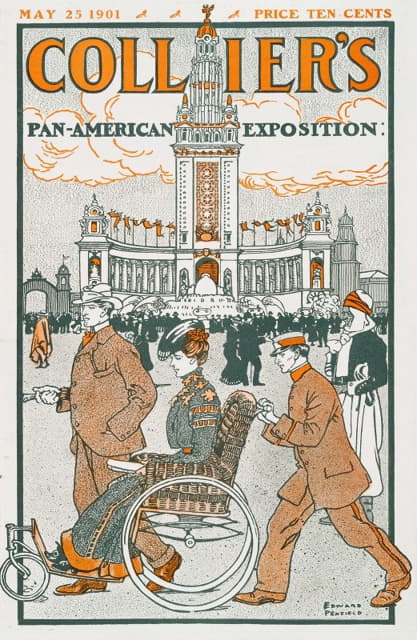 Edward Penfield - Collier’s, Pan-American Exposition