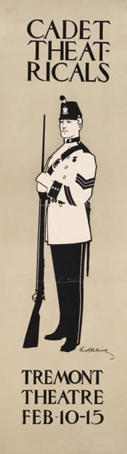 George Hawley Hallowell - Cadet theatricals