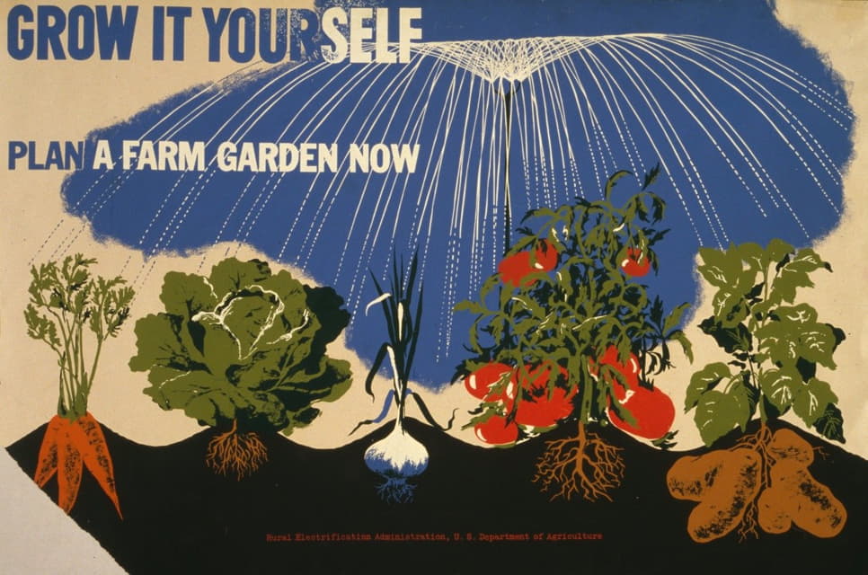 自己种吧，现在就计划一个农场花园。