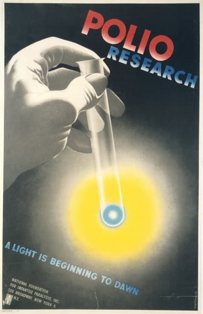 Herbert Bayer - Polio research a light is beginning to dawn