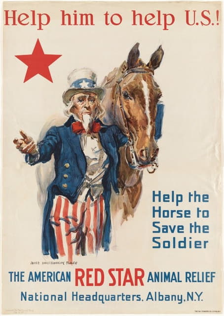 帮助他帮助美国。！帮助马去救那个士兵
