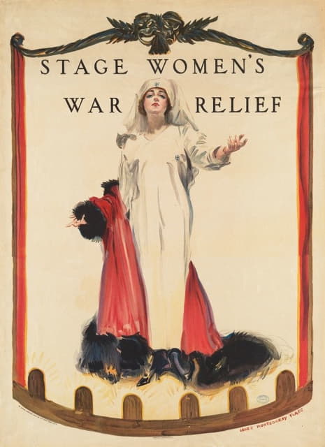 James Montgomery Flagg - Stage women’s war relief