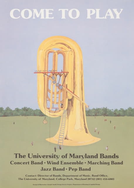 来玩吧。马里兰大学乐队：音乐会乐队、管乐团、行进乐队、爵士乐队和pep乐队