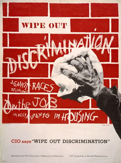 Milton Ackoff - Wipe out discrimination. CIO says ‘Wipe out discrimination’
