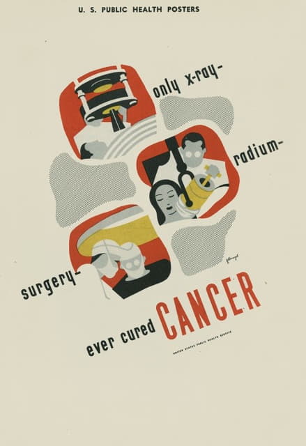 U.S. Public Health Service - Only x-ray– radium– surgery– ever cured cancer
