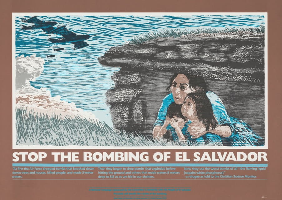 Andrea Kantrowitz - Stop the bombing of El Salvador.