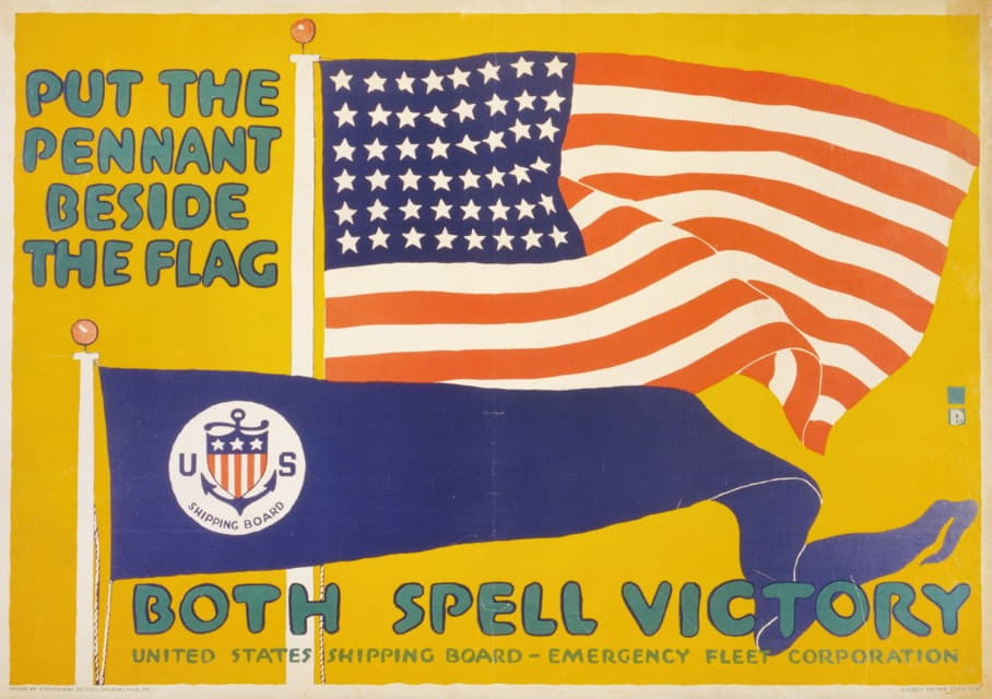 Charles Buckles Falls - Put the pennant beside the flag–Both spell victory