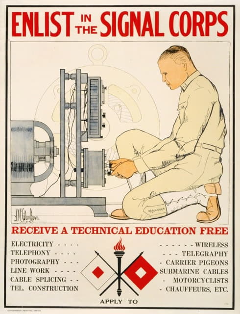 J. McGibbon Brown - Enlist in the Signal Corps–Receive a technical education free