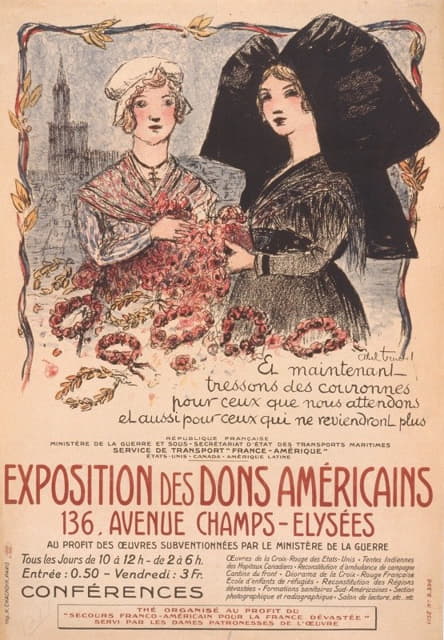 Louis Abel-Truchet - Exposition des dons américains . . .