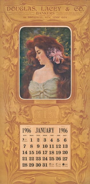 J. Elmer Salisburg - 1906 calendar from Douglas, Lacey & Co